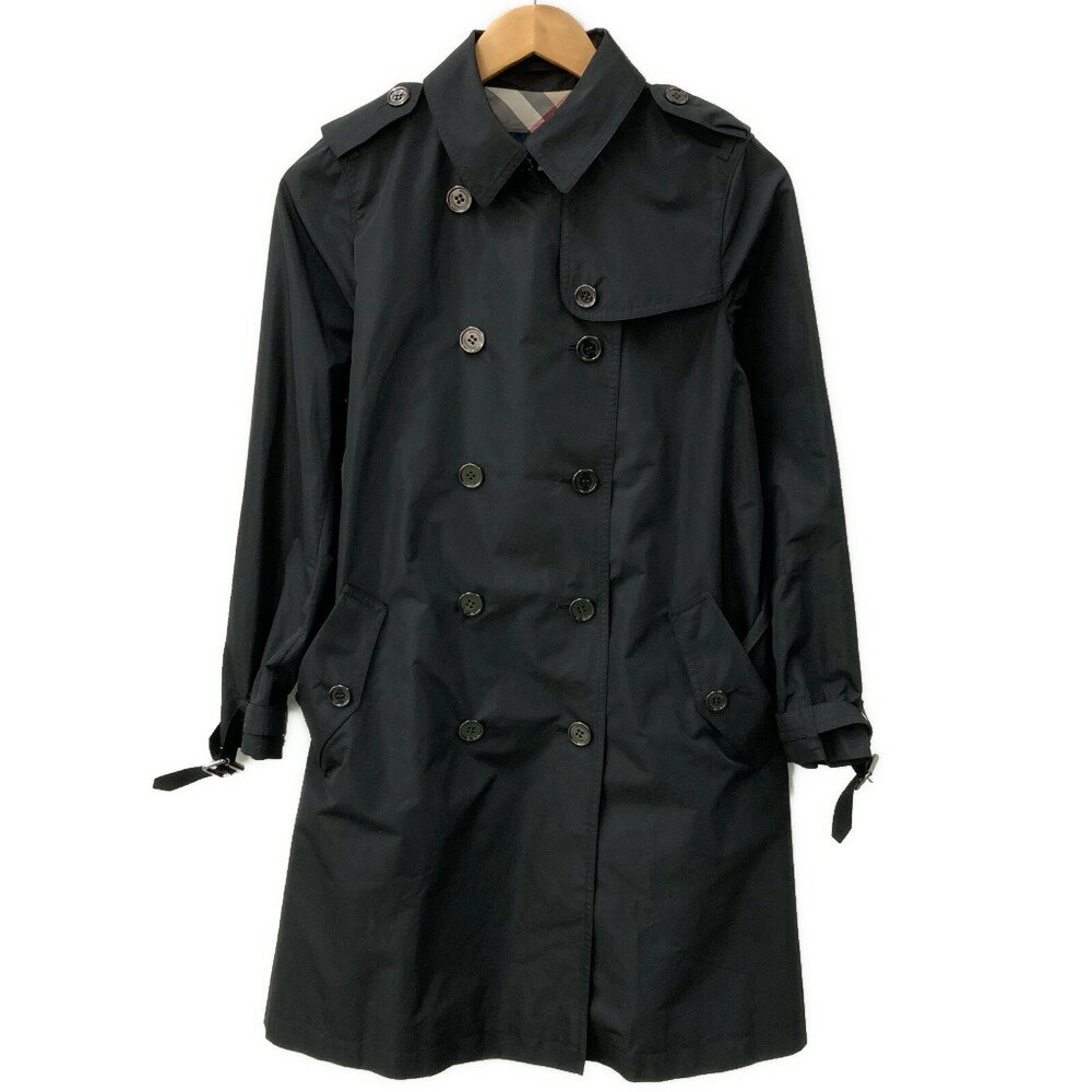 ☆☆【中古】BURBERRY LONDON バーバリーロンドン トレンチコート サイズ 40 レディース B1A20-725-09 ブラック Bランク