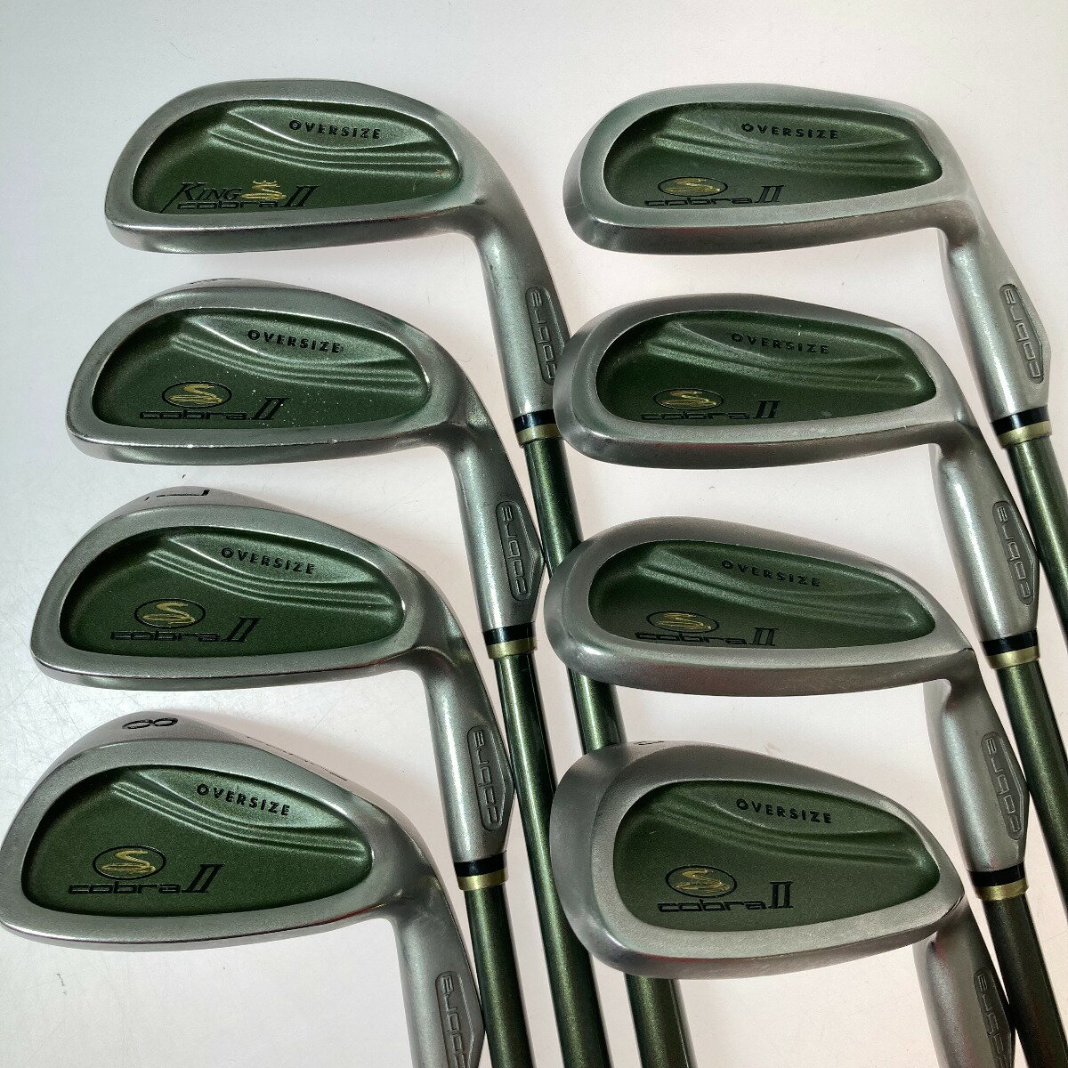 ◎◎【中古】Cobra Golf コブラゴルフ キングコブラII OVERSIZE 5-9.P.G.S 8本 アイアンセット HUMP カーボンシャフト S Cランク