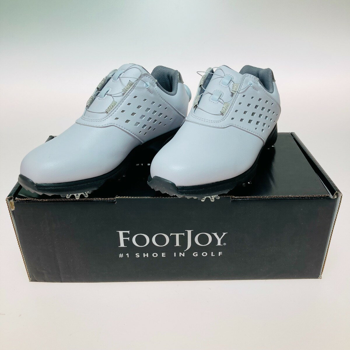 ◎◎【中古】FOOTJOY フットジョイ ecomfort BOA イーコンフォート ボア 22.5cm ゴルフシューズ レディース 98615J Aランク