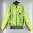 ◎◎【中古】FJALL RAVEN フェールラーベン アウター リバーシブル 中綿ジャンパー Lサイズ FR-1840 グリーン x グレー Bランク