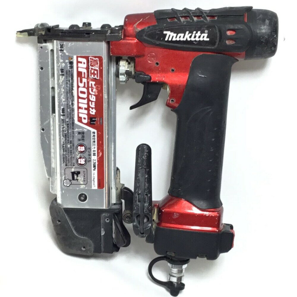 ΘΘ【中古】MAKITA マキタ ピンタッカ 高圧 本体のみ 程度B AF501HP レッド Bランク