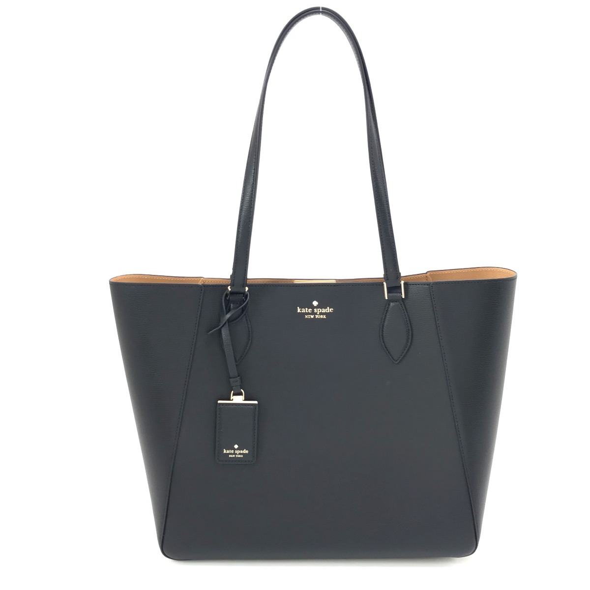 $$【中古】Kate Spade ケイトスペード トートバッグ ニューヨークバッグ ブラック Aランク