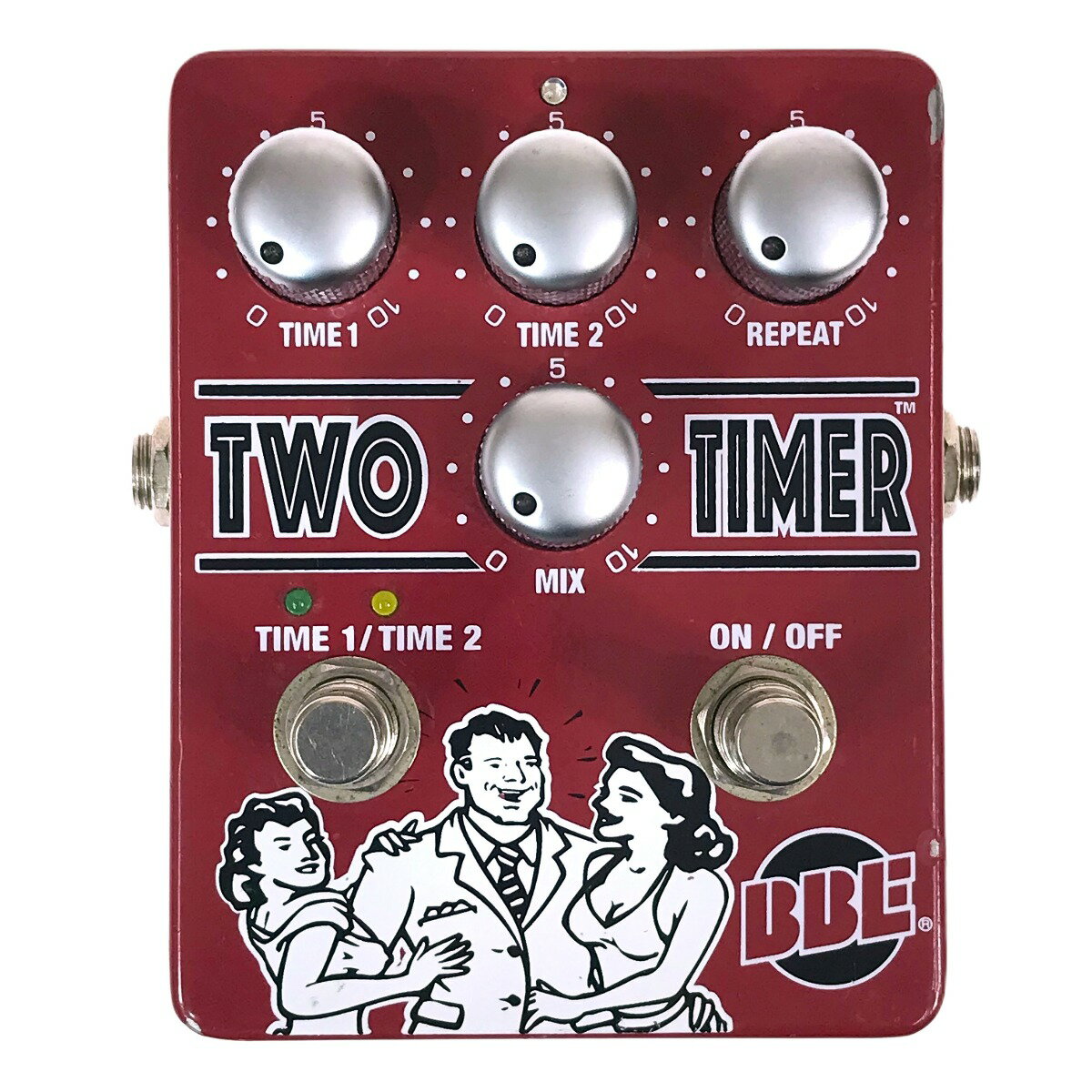 ##【中古】BBE ビービーイー TWO TIMER ギターエフェクター 旧モデル 本体のみ Cランク