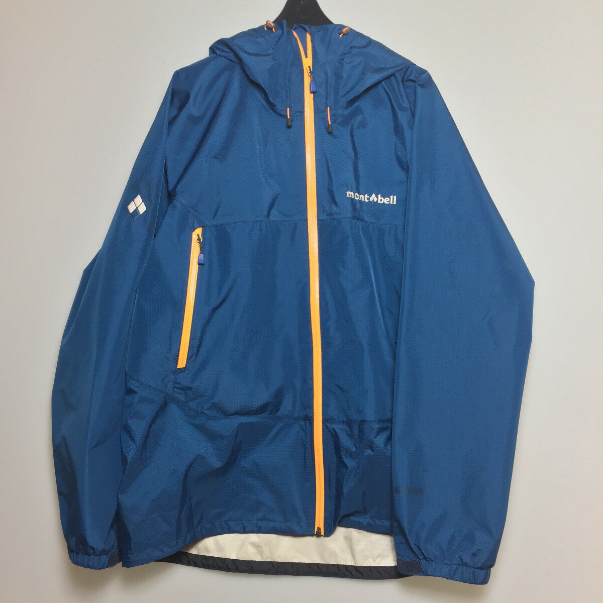 ◎◎【中古】mont・bell モンベル レインダンサー ジャケット SIZE L ブルーグリーン Bランク