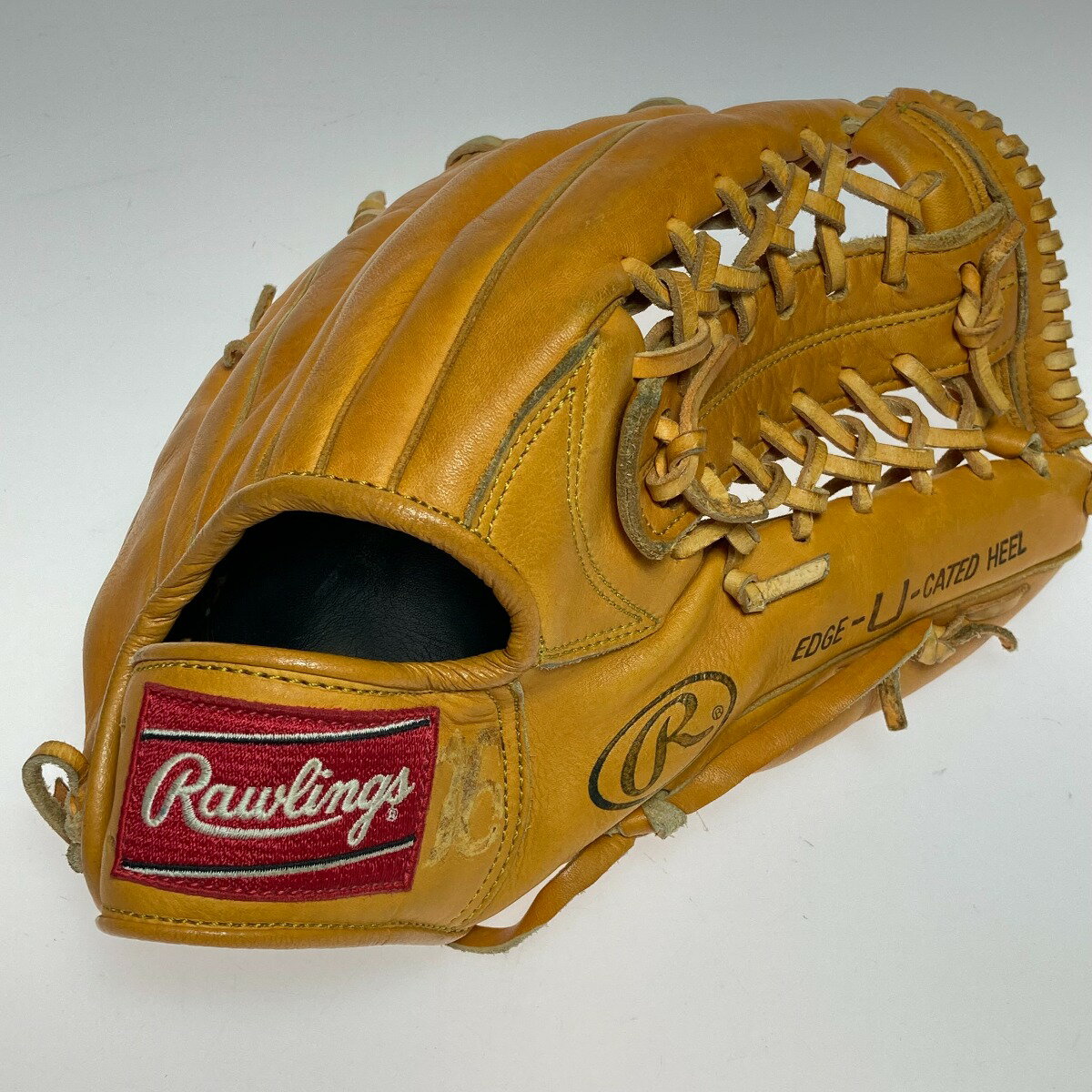 ◎◎【中古】Rawlings ローリングス EDGE U CATED HEEL 軟式 野球 グローブ 外野手用 Cランク