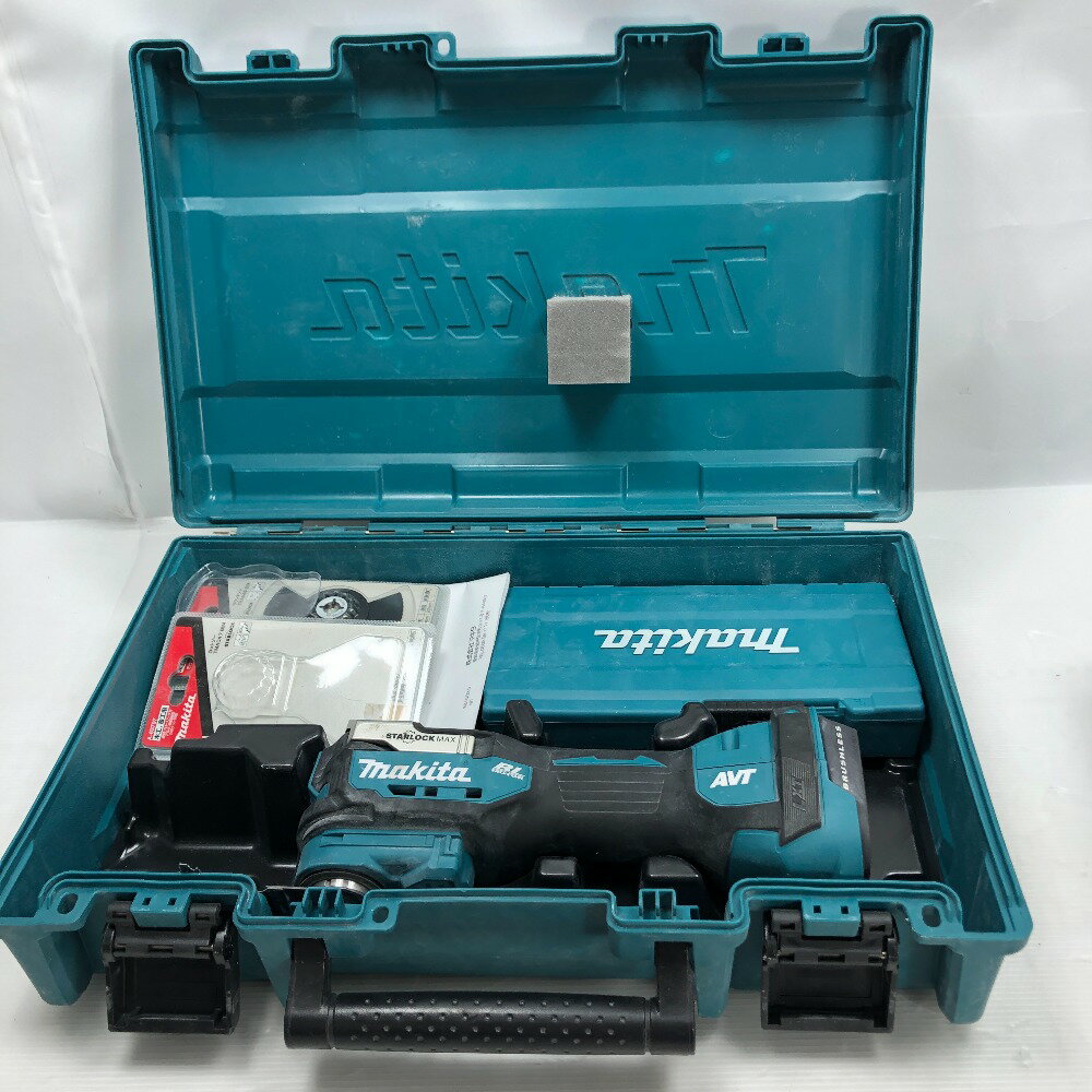 ◇◇【中古】MAKITA マキタ マルチツール コードレス式 替刃付 TW52D ブルー Cランク