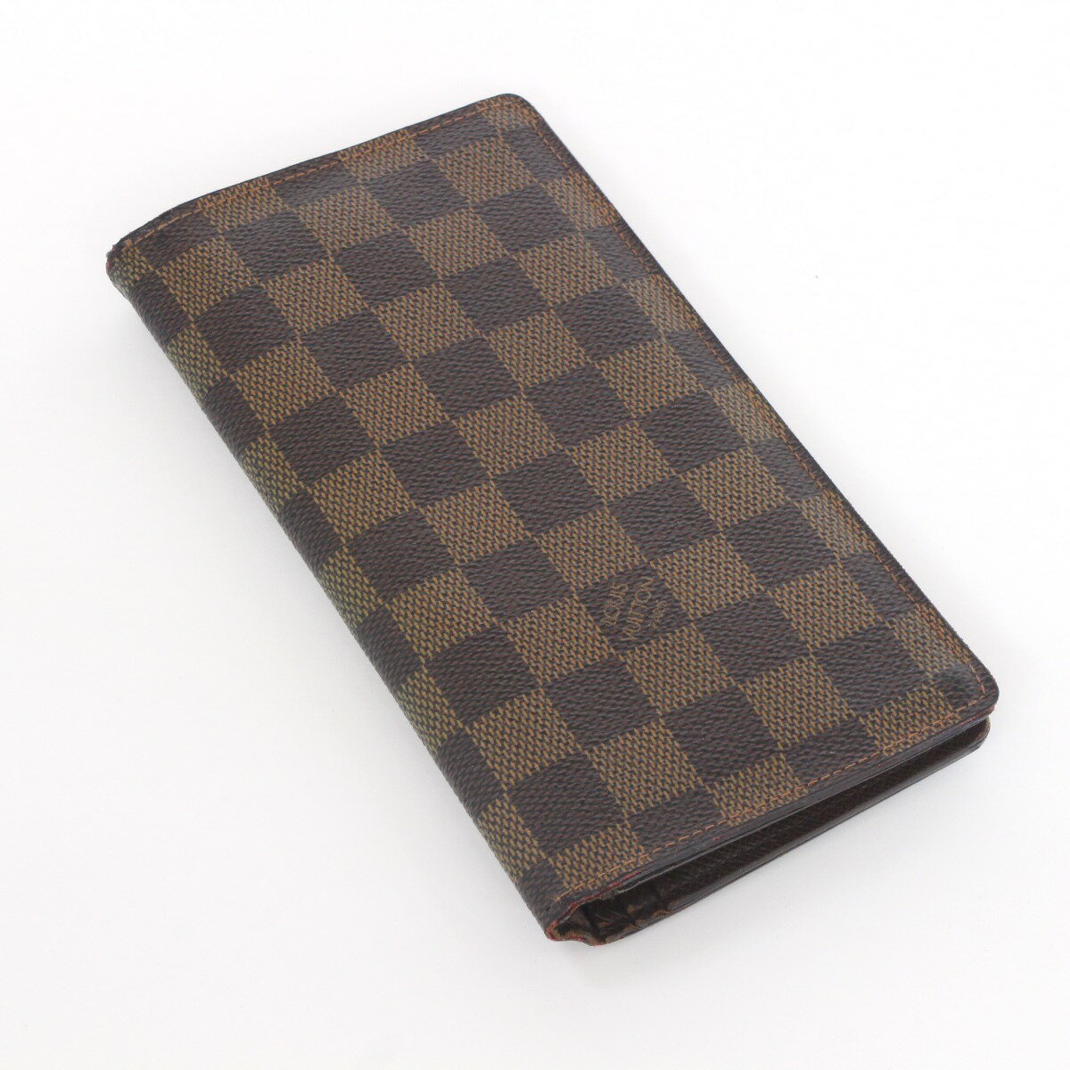 $$【中古】LOUIS VUITTON ルイヴィトン ダミエ ポルトフォイユプラザ 長財布 N60017 Dランク