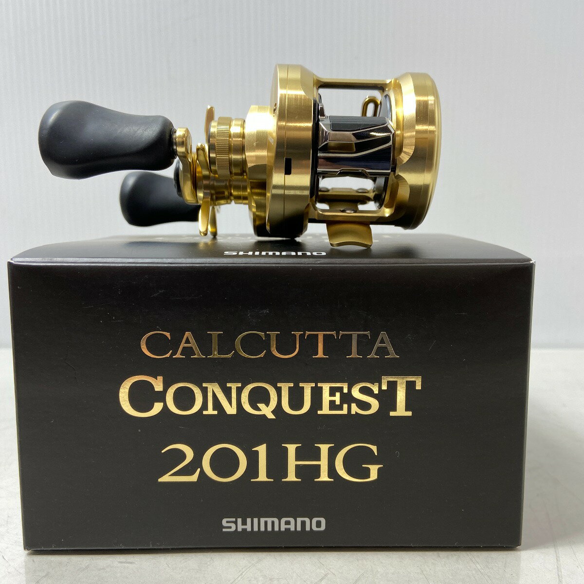 ΨΨ【中古】SHIMANO シマノ ベイトリール　 21 カルカッタ コンクエスト 201HG LEFT　箱付 　 　 04239 Aランク