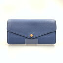 〇〇【中古】LOUIS VUITTON ルイヴィトン モノグラム アンプラント ポルトフォイユ サラ 二つ折り長財布 M41859 ブルー Bランク