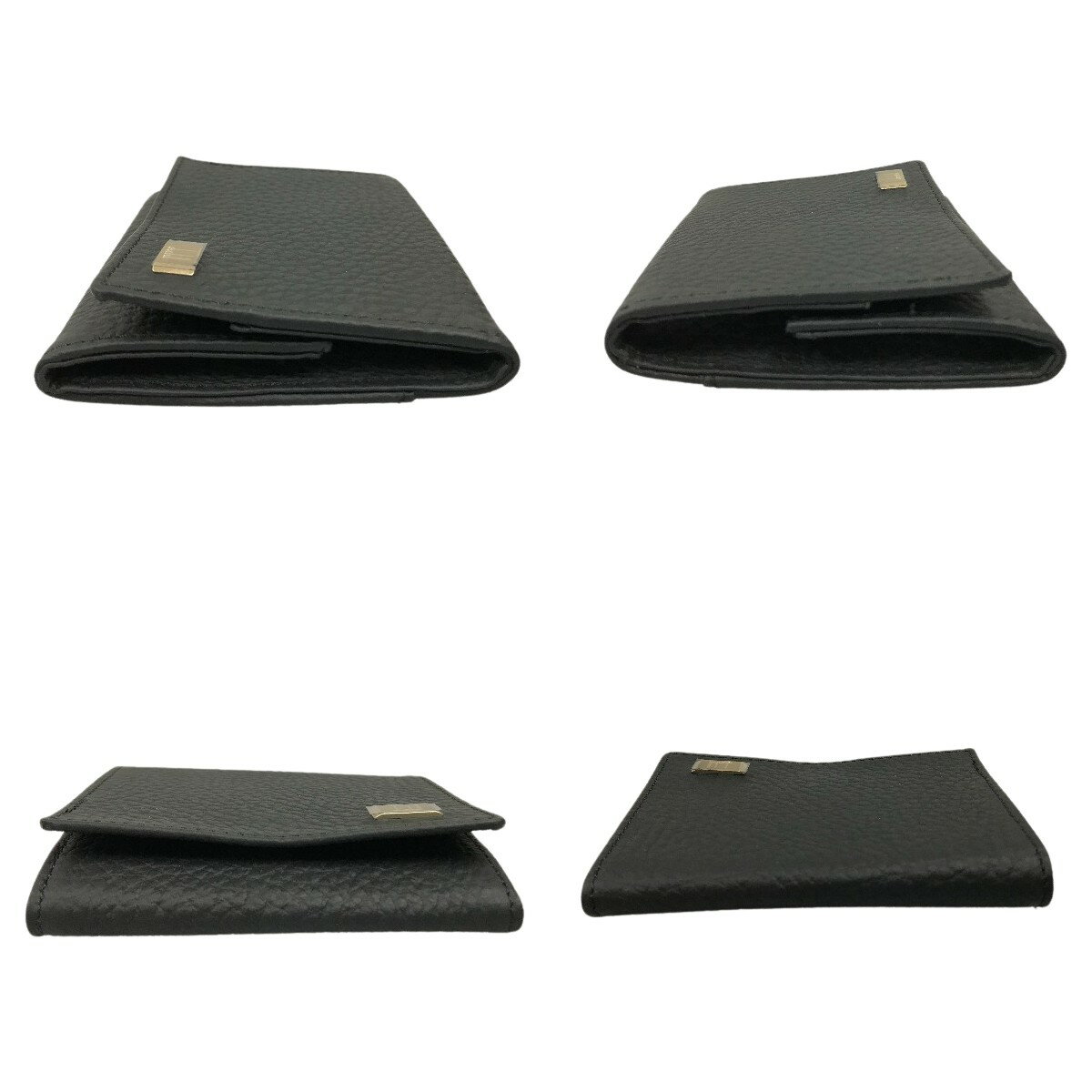##【中古】dunhill ダンヒル コインケース WJ8000A ブラック Bランク