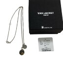 【中古】VAN ヴァン メンズ アクセサリー ネックレス AG-06856 ネイビー×ベージュ Cランク