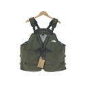▼▼【中古】THE NORTH FACE ザノースフェイス ギアメッシュベスト NP22330 グリーン Aランク