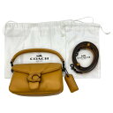 ◎◎【中古】COACH コーチ ピロー タビー ショルダー バッグ 2WAYバッグ C3880 イエロー Bランク