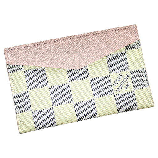 ☆☆【中古】LOUIS VUITTON ルイヴィトン アズール ポルト カルト サーンプル N60286 ローズバレリーヌ×ホワイト カードケース 箱・布袋有 Aランク ☆☆【中古】LOUIS VUITTON ルイヴィトン アズール ポルト カルト サーンプル N60286 ローズバレリーヌ×ホワイト カードケース 箱・布袋有 Aランク