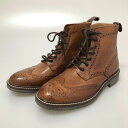 □□【中古】stefanorossi ウイング ハイ ブーツ 24.5cm 本体のみ SR03625 ブラウン Bランク