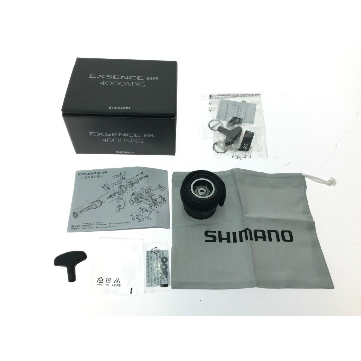 ▼▼【中古】SHIMANO シマノ スピニングリール 20エクスセンスBB 4000MXG 04200 Aランク