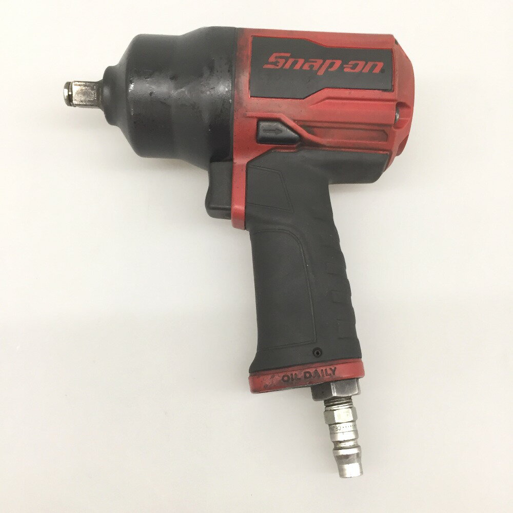 △△【中古】Snap-on スナップオン エアインパクトレンチ 常圧 1/2 PT850J レッド 本体のみ Bランク