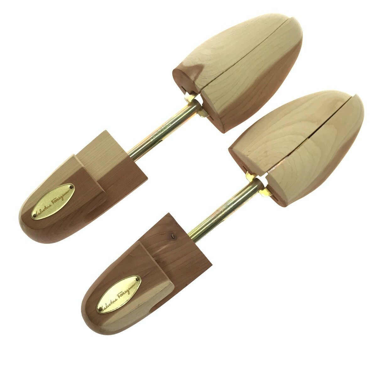 $$【中古】Ferragamo フェラガモ シューキーパーウッド Mサイズ Bランク