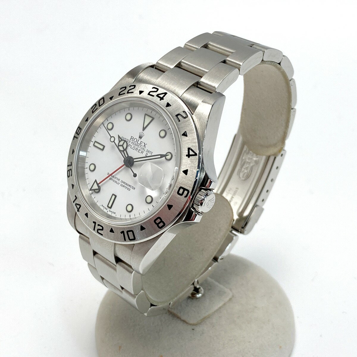 ☆☆【中古】ROLEX ロレックス エクスプローラー2 Z番 16570 ホワイト 自動巻き メンズ 腕時計 箱・ギャランティ有 Bランク