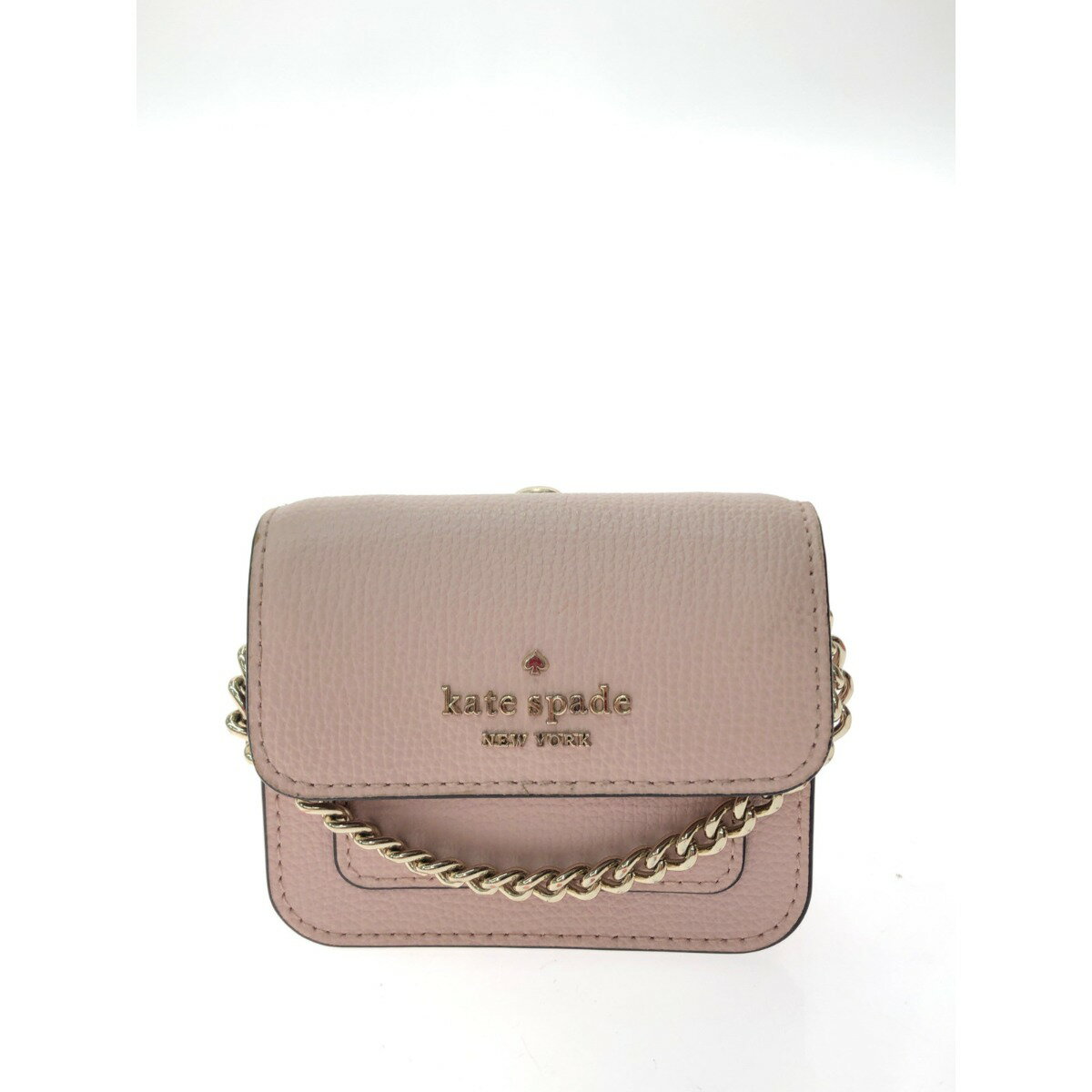 ▼▼【中古】Kate Spade ケイトスペード レディース バッグアクセサリー バッグ型チャーム ピンクカラー Aランク