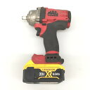 △△【中古】MAC TOOLS マック 1/2インチ ブラシレスインパクトレンチ MCF894 レッド コードレス式 20V バッテリー1個付 Bランク