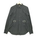 △△【中古】BLACK COMME des GARCONS AD2019 ベルテッド シャツ 1E-B014 Bランク