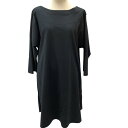 【中古】ISSEY MIYAKE イッセイミヤケ レディース ストレッチ チュニック ワンピース SIZE S IM74JT508 ブラック Bランク