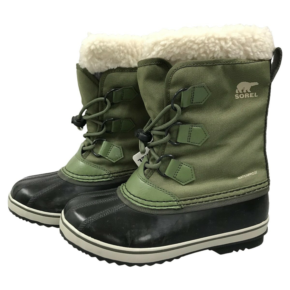 ##【中古】SOREL ソレル YOOT PAC NYLON WP ユート パックナイロン ウォータープルーフ キッズ ウィン..