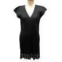 【中古】ISSEY MIYAKE イッセイミヤケ PLEATS PLEASE 変形 チュニック SIZE 3 PP11-JT706 ブラック Bランク