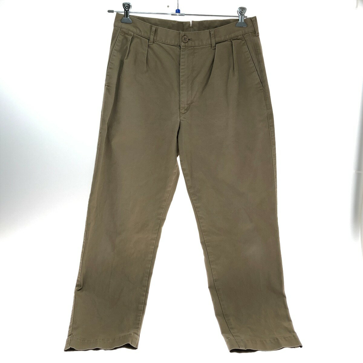 □□【中古】MACKINTOSH PHILOSOPHY マッキントッシュフィロソフィー タックパンツ SIZE 40 ベージュ Bランク