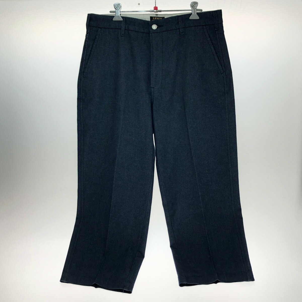 □□【中古】LEVI'S リーバイス STA-PREST クロップドパンツ W32 PC9-47873-0002 インディゴ Bランク