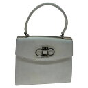 ●●【中古】Salvatore Ferragamo サルヴァトーレフェラガモ ハンドバッグ ホワイト Cランク