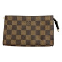 ◆◆【中古】LOUIS VUITTON ルイヴィトン ダミエマレ付属品 ポーチ ブラウン系 Bランク