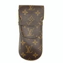 〇〇【中古】LOUIS VUITTON ルイヴィトン モノグラム エテュイ スティロ ペンケース ペン入れ ポーチ M62970 ブラウン Bランク