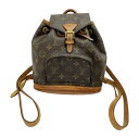 ◆◆【中古】LOUIS VUITTON ルイヴィトン モノグラム ミニ・モンスリ リュック M51137 ブラウン系 Cランク