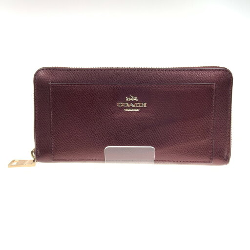 〇〇【中古】COACH コーチ コーチ マルチ ブランブル ローズ プリント ラウンドファスナー長財布 F53571 ワインレッド Bランク 〇〇【中古】COACH コーチ コーチ マルチ ブランブル ローズ プリント ラウンドファスナー長財布 F53571 ワインレッド Bランク