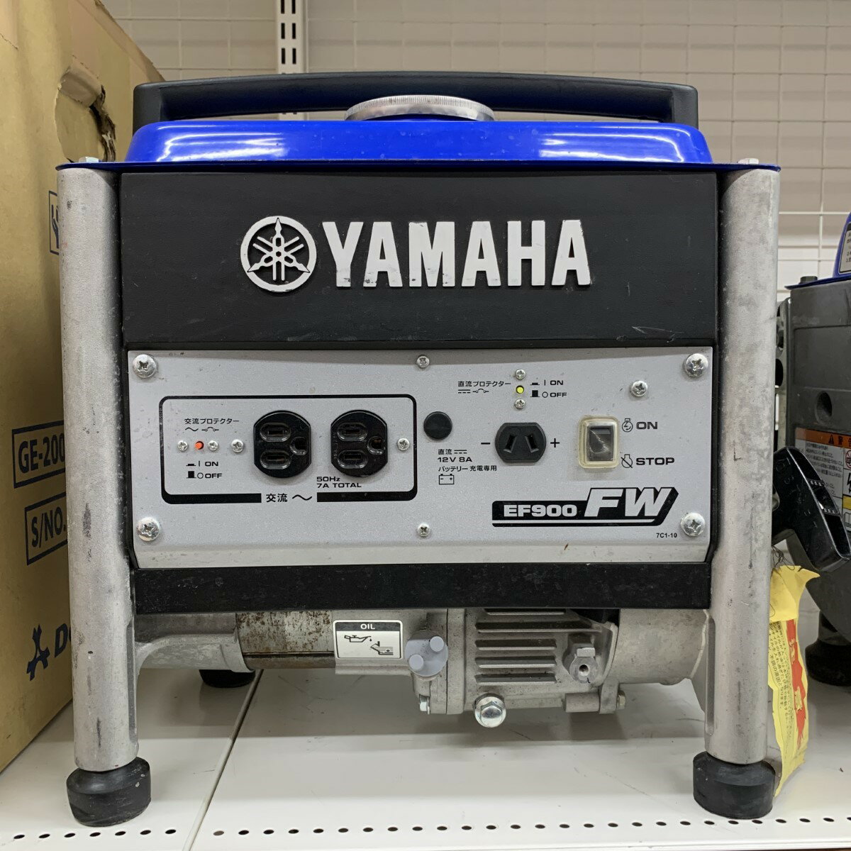 κκ【中古】YAMAHA ヤマハ 大型機械　スタンダード発電機 EF900FW Bランク