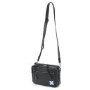 $$【中古】吉田カバン LUGGAGE LABEL ニューライナーショルダーバッグ PVC ブラック Bランク