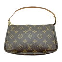 ◎◎【中古】LOUIS VUITTON ルイヴィトン モノグラム ポシェット アクセソワール アクセサリーポーチ M51980 ブラウン Bランク