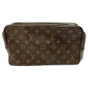 ◆◆【中古】LOUIS VUITTON ルイヴィトン モノグラム トゥルーストワレット28 ポーチ コスメポーチ M47522 Bランク