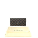 ▼▼【中古】LOUIS VUITTON ルイヴィトン レディース 長財布 ダミエ ポルトフォイユ・サラ N60114 ローズバレリーヌ Aランク
