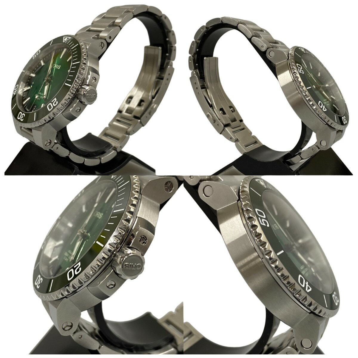 ##【中古】ORIS オリス アクイス デイト キャリバー400 自動巻き 腕時計 01 400 7769 4157-07 8 22 09PEB Cランク