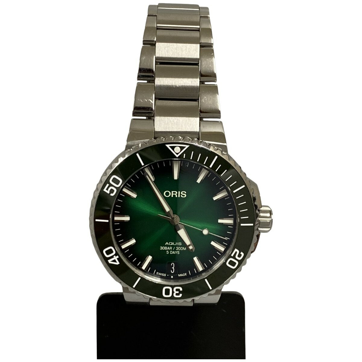 ##【中古】ORIS オリス アクイス デイト キャリバー400 自動巻き 腕時計 01 400 7769 4157-07 8 22 09PEB Cランク