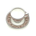 $$【中古】 WEDGWOOD ウェッジウッド FLORENTINE PINK カップ&ソーサー 1P Aランク