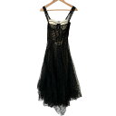 ☆☆【中古】LaceMade ドリームミッドナイト ドレス LM243LS07 ブラック サイズ M Bランク