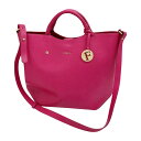 ◆◆【中古】FURLA フルラ WAYバッグ ショルダーバッグ ハンドバッグ ショッキングピンク Bランク