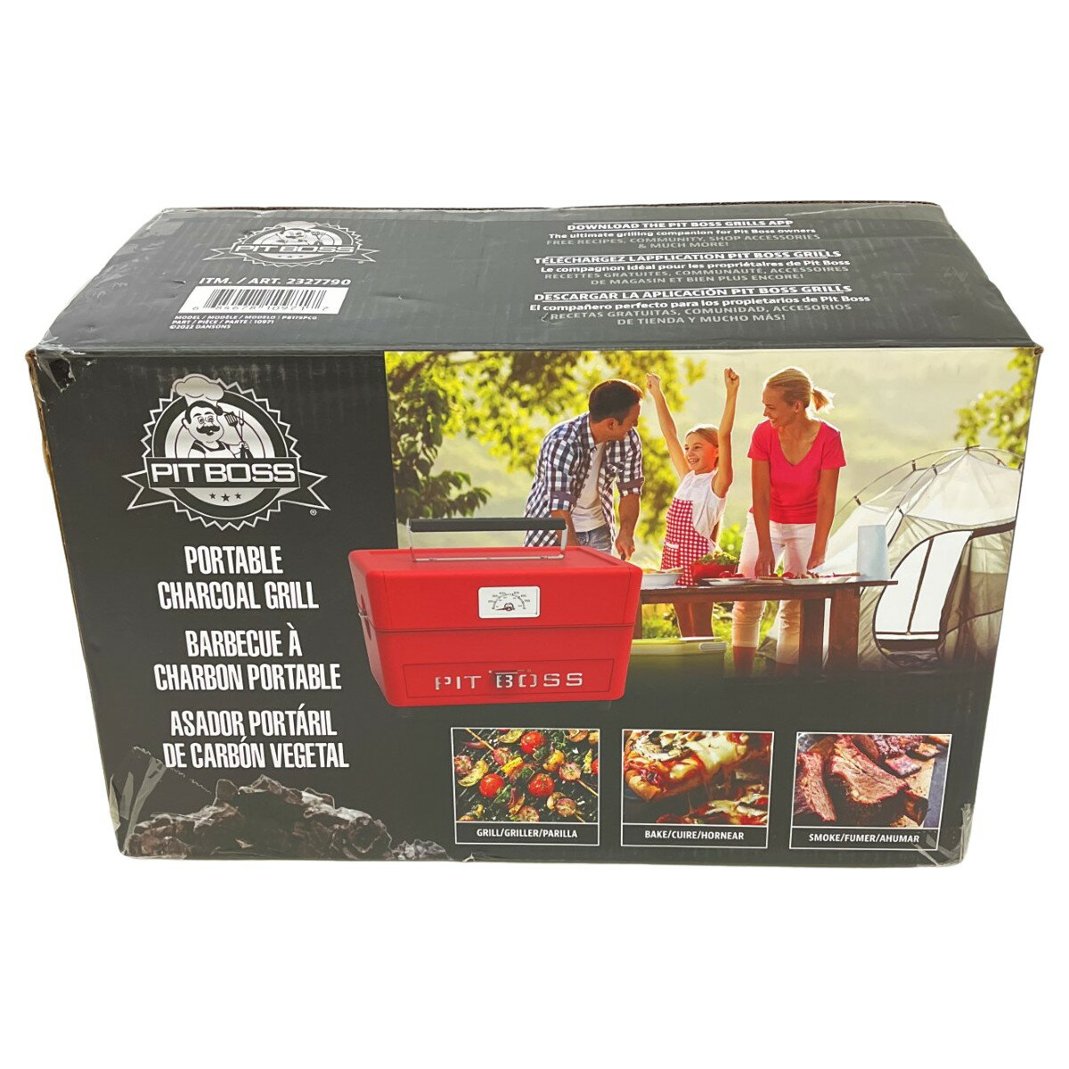 ◆◆【中古】ピットボス ポータブルアウトドアBBQグリル バーべキュー ART.2327790 Sランク