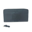 ▼▼【中古】TORY BURCH トリーバーチ レディース 長財布 ラウンドファスナー ジップアラウンド ファスナープル欠損 10005634 ブラック Cランク(4)