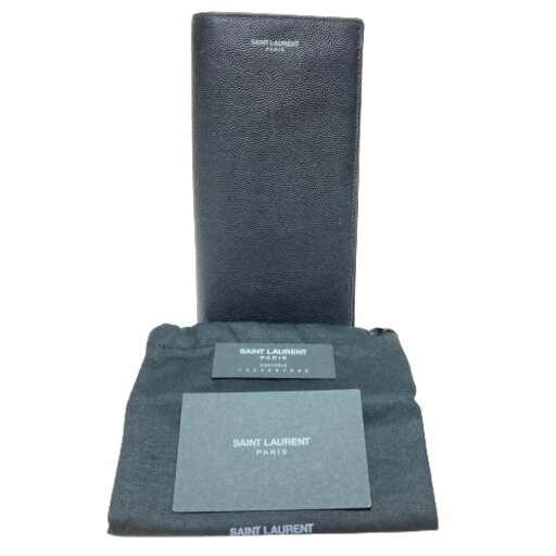 ◎◎【中古】Saint Laurent サンローラン 長財布 396308・0820 ブラック x シルバー YSL イヴ・サンローラン Bランク ◎◎【中古】Saint Laurent サンローラン 長財布 396308・0820 ブラック x シルバー YSL イヴ・サンローラン Bランク