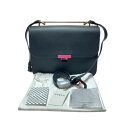 ◎◎【中古】FURLA フルラ ショルダーバッグ ブラック x ゴールド x ピンク Bランク(4)